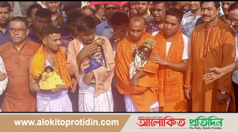 দিনাজপুরের উদ্দেশ্যে কান্তজীউ বিগ্রহ‘র যাত্রা শুরু