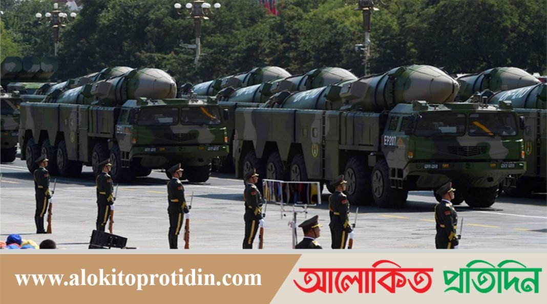 চীনের পারমাণবিক অস্ত্রভাণ্ডার অনেক বেড়েছে