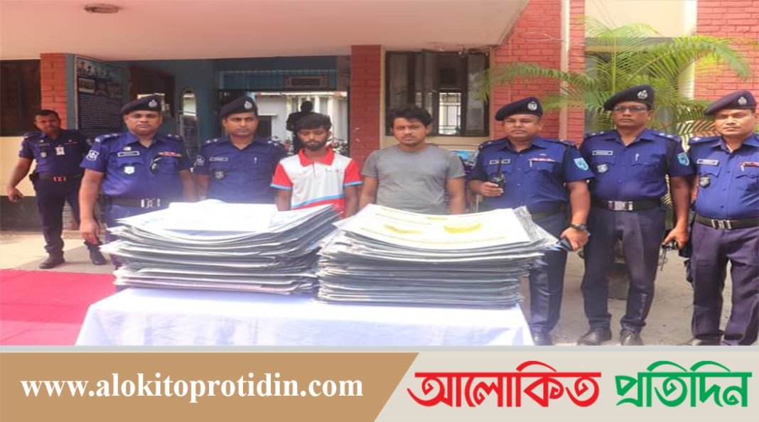 চুরি যাওয়া পুরাতন ৭০০ কেজি প্রেসের প্লেট উদ্ধার