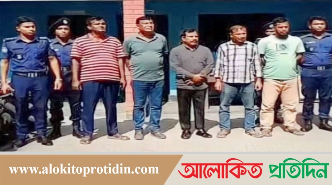 গাইবান্ধায় পিকেটিংকালে বিএনপির ৫ নেতার্মী আটক