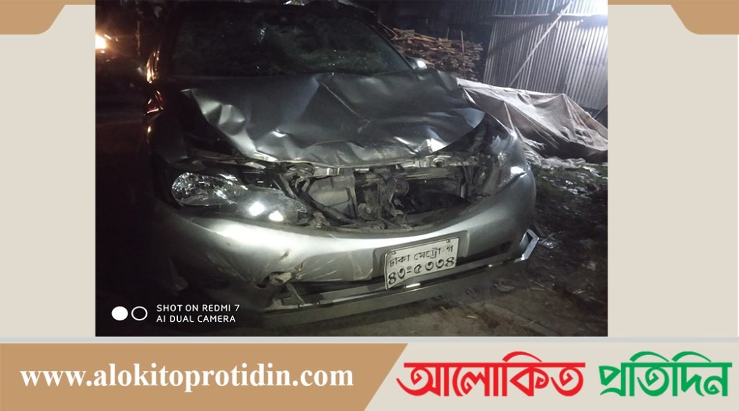 কাশিয়ানীতে প্রাইভেটকারের ধাক্কায় ভ্যান চালক নিহত