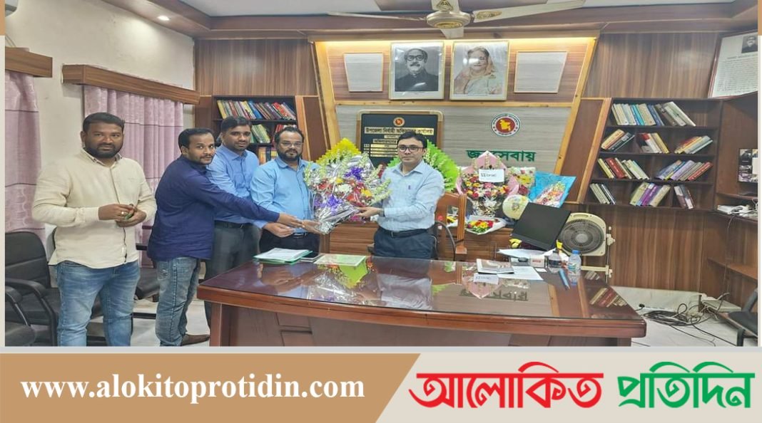 পূর্বধলায় নবাগত নির্বাহী কর্মকর্তা মোঃ খবিরুল আহসান
