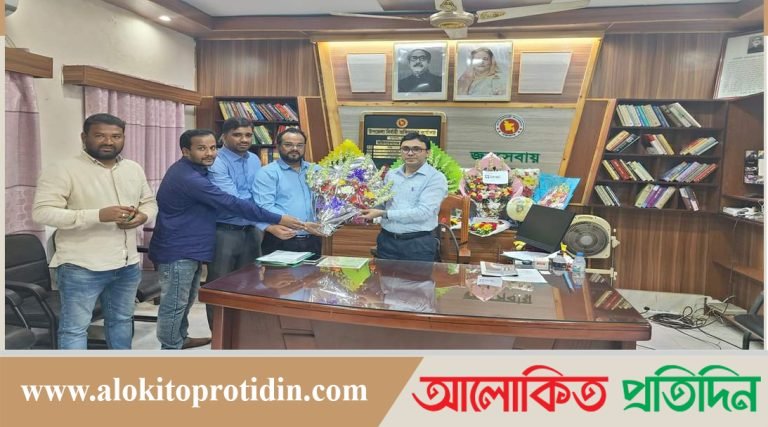পূর্বধলায় নবাগত নির্বাহী কর্মকর্তা মোঃ খবিরুল আহসান