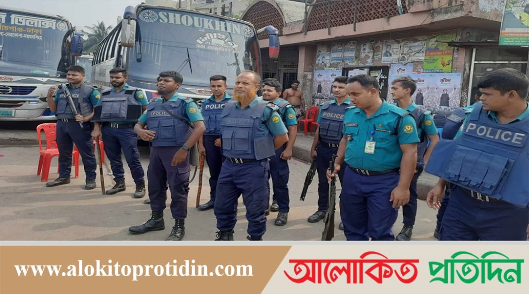 টার্মিনালে ব্যাপক নিরাপত্তা সত্ত্বেও ছাড়ছে না গাড়ি 