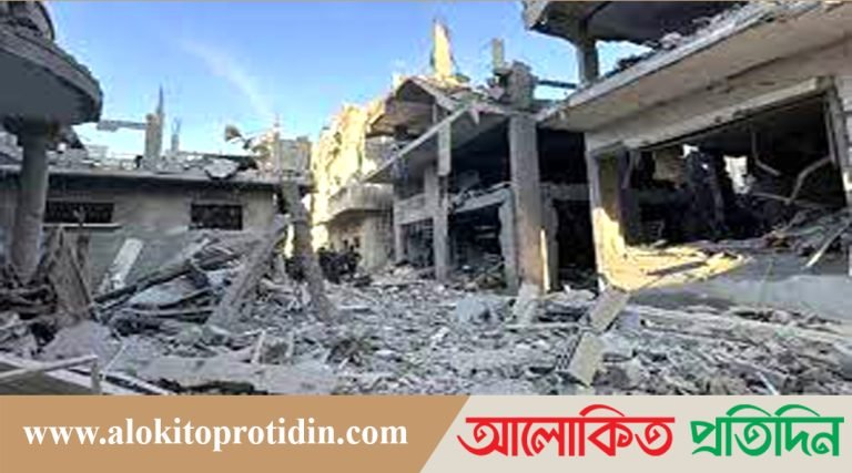 গাজায় শরণার্থী শিবিরে হামলায় নিহত ৭০