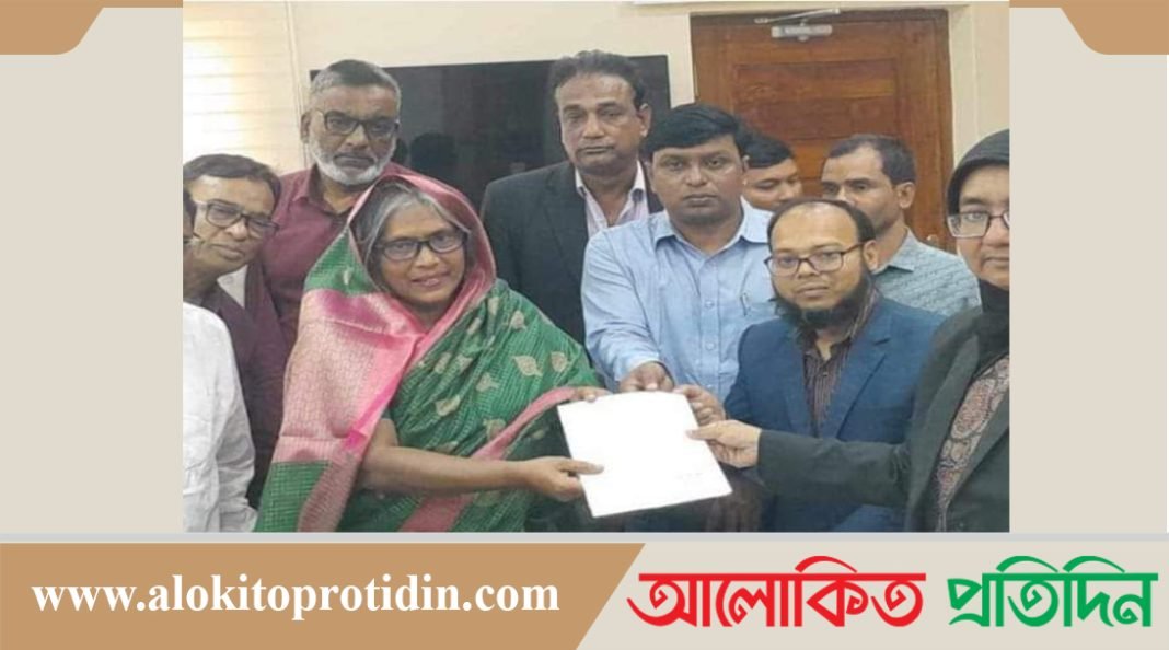 গাইবান্ধায় মনোনয়ন পত্র জমা দিলেন আওয়ামী লীগ দলীয় প্রার্থী গিনি