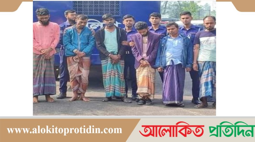 নৈশ প্রহরীকে হত্যা মামলায় গ্রেপ্তার-৭