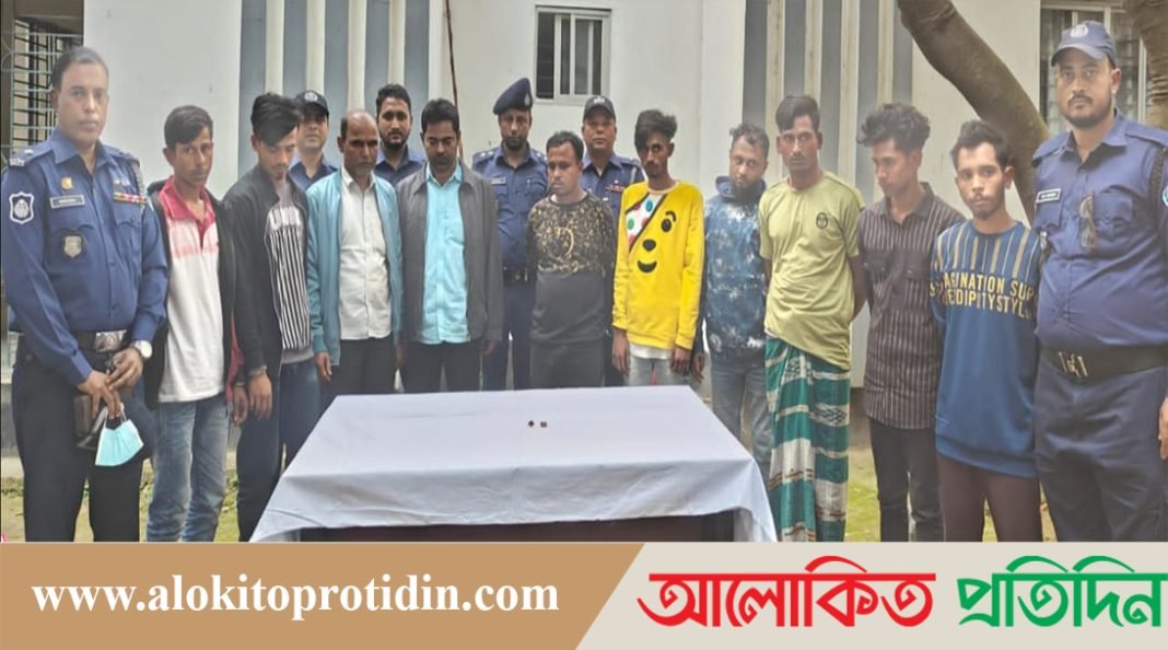 ব্রাহ্মণবাড়িয়ায় চোর চক্রের ১০ সদস্য গ্রেফতার