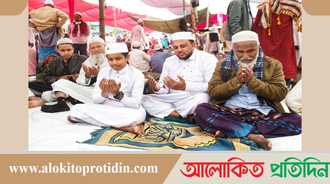 বগুড়ায় আখেরি মোনাজাতের মধ্যে দিয়ে ইজতেমার সমাপ্তি