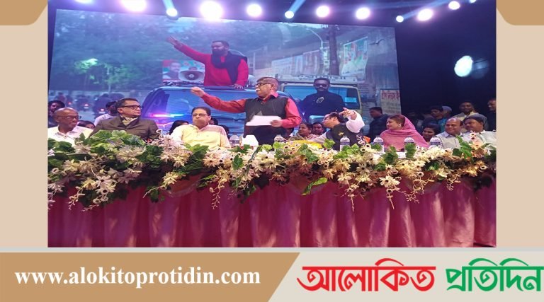 সন্তানের পক্ষে জাতীয় নির্বাচনের প্রচারণায় হাজী সেলিম
