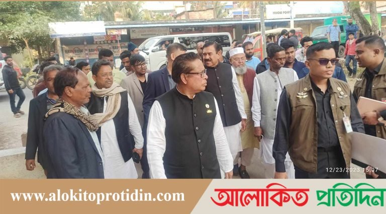 মাদারীপুরে প্রধানমন্ত্রীর জনসভাস্থল পরিদর্শন করলেন শাজাহান খান ও ড. আবদুস সোবহান গোলাপ 