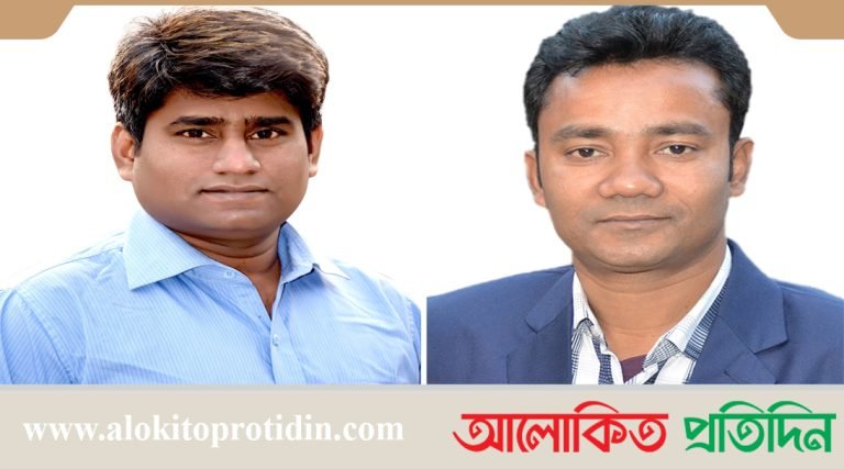 বগুড়া স্পোর্টস রিপোর্টার্স এসোসিয়েশন’র সভাপতি আলিম এবং সম্পাদক তোফাজ্জল 