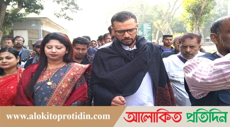 লক্ষাধিক ভোটের ব্যবধানে বিজয়ী হলেন মাশরাফি বিন মুর্তজা 