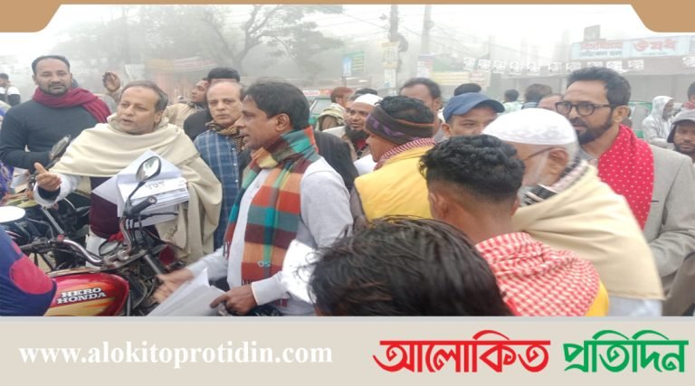 ব্রাহ্মণবাড়িয়া পৌর এলাকায় বিএনপি’র লিফলেট বিতরণ 