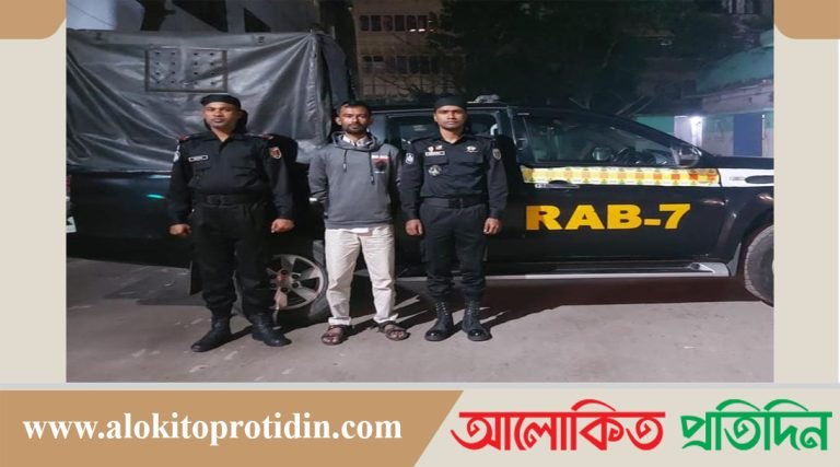 কুখ্যাত ডাকাত সর্দার সুমন গ্রেফতার