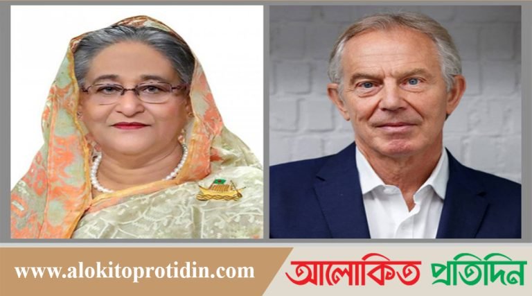 শেখ হাসিনাকে অভিনন্দন জানিয়েছেন টনি ব্লেয়ার