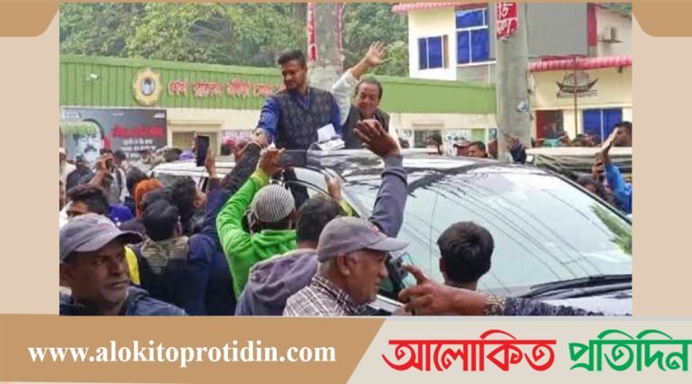 ফরিদপুর-৩ আসনে শামীম হকের নৌকার প্রচারণায় সাকিব