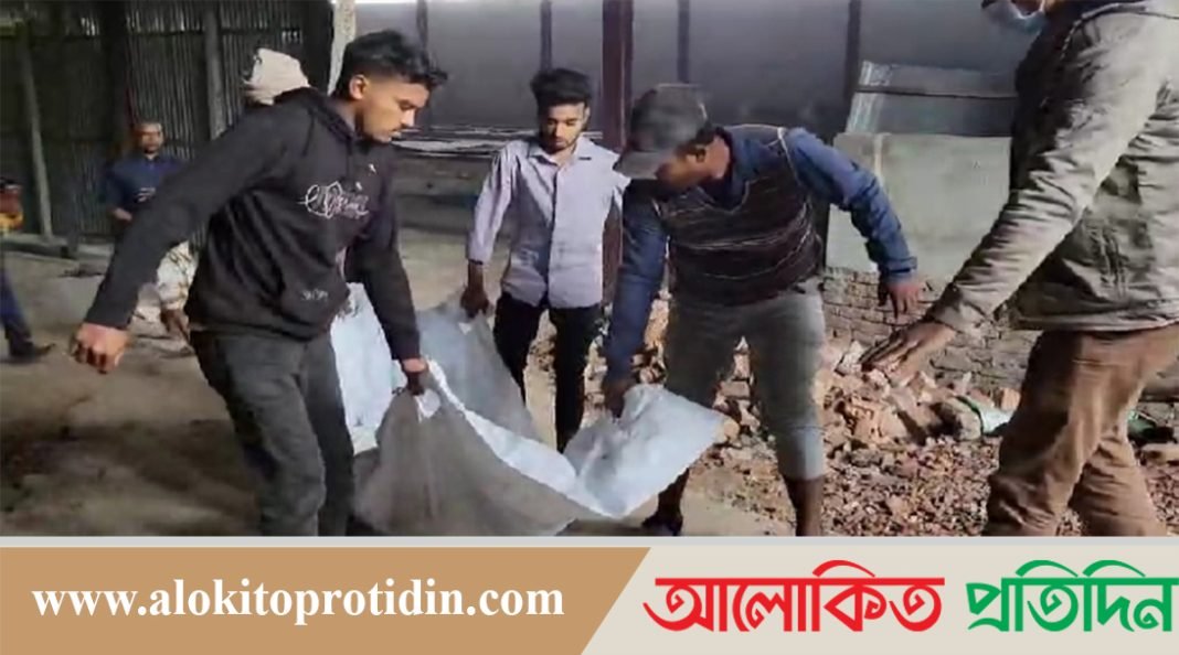 সিরাজগঞ্জে নিখোঁজের ৫ দিন পর কর্মস্থলে মাটির নিচ থেকে মিলল যুবকের লাশ 