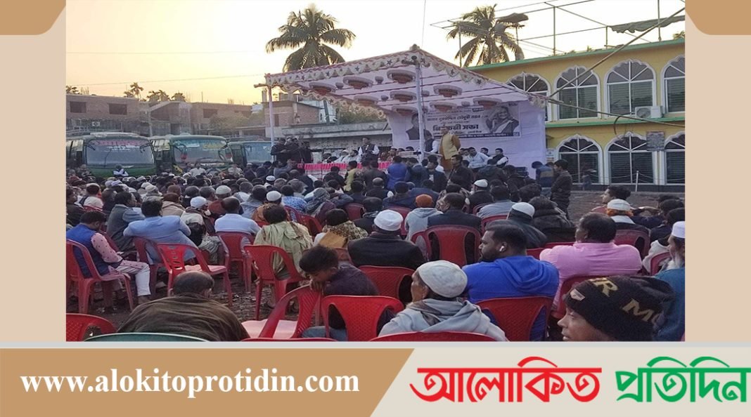 লক্ষ্মীপুর-২ আসনে নৌকার নির্বাচনী জনসভা অনুষ্ঠিত