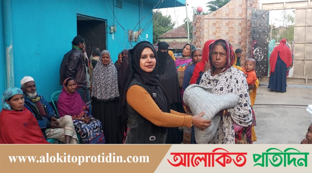 কাশিমপুরে ৫ শত অসহায় ও দুস্থদের মাঝে কম্বল বিতরণ 