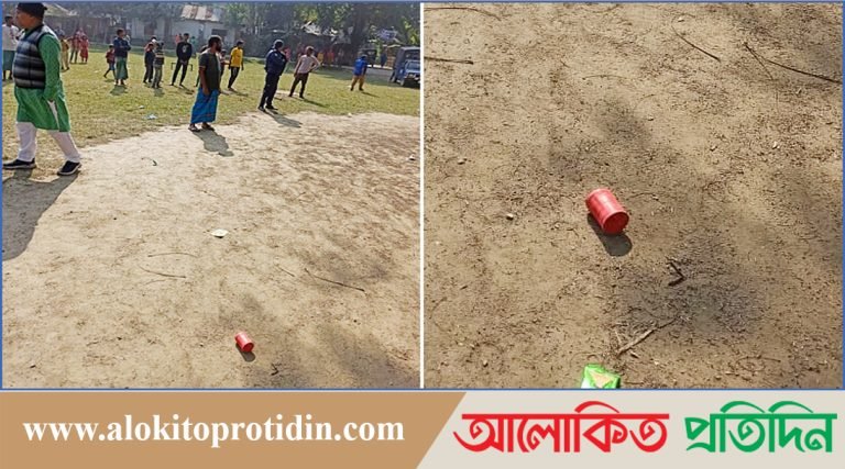 বগুড়ায় ভোটকেন্দ্রের বাইরে হাতবোমার বিস্ফোরণ