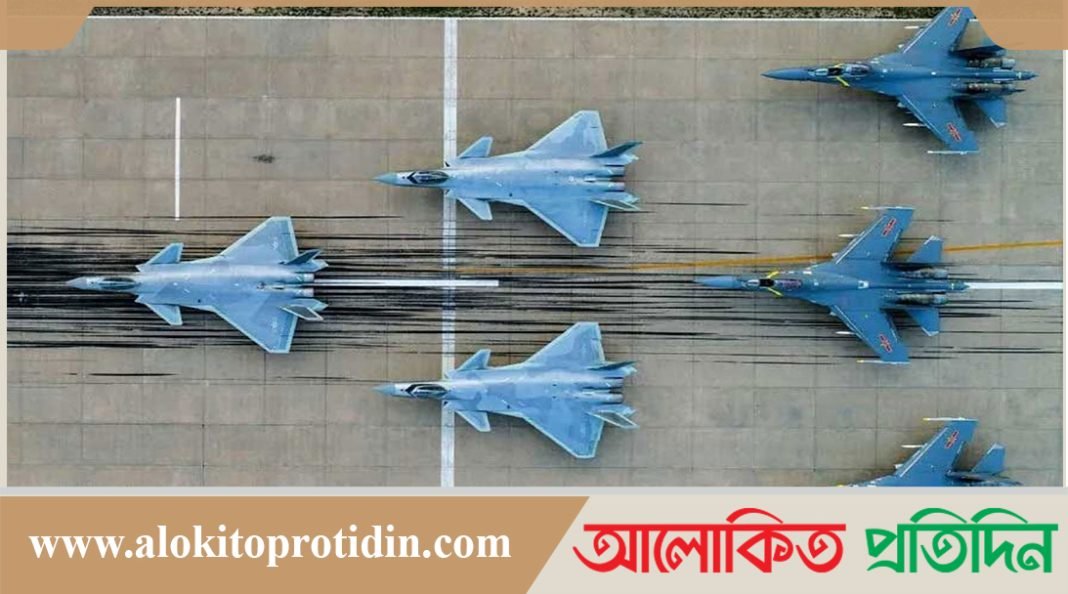 ভারত সীমান্তে গোপনে অত্যাধুনিক যুদ্ধবিমান মোতায়েন চীনের
