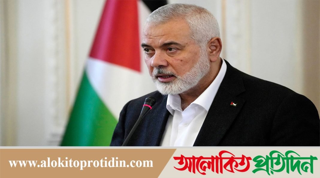 ইসমাইল হানিয়ার হত্যার প্রতিশোধ নেওয়ার ঘোষণা হামাসের