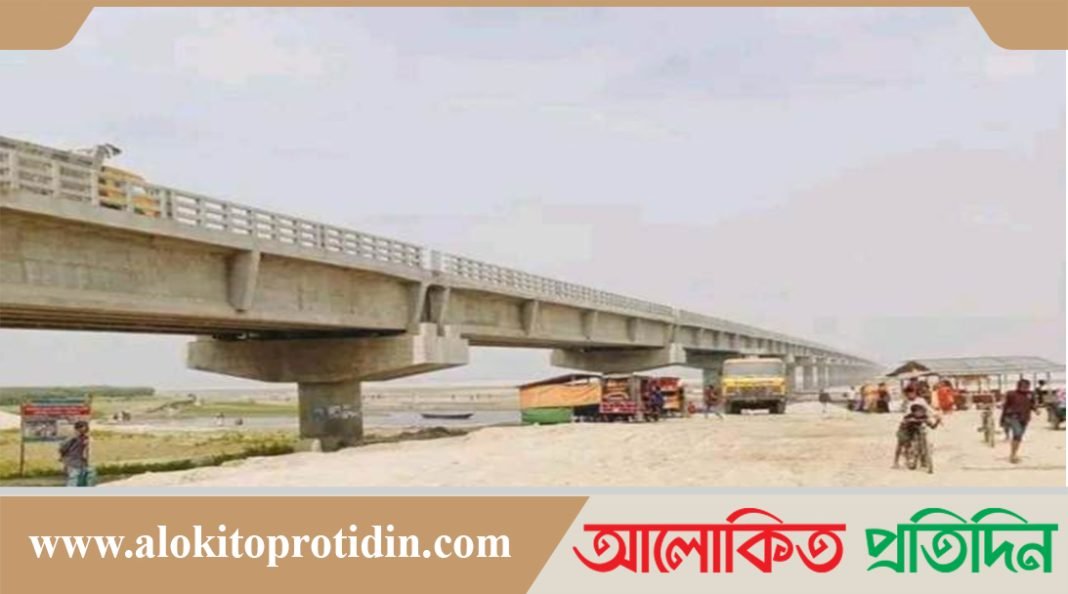 তিস্তা সেতু দৃশ্যমান হওয়ার ফলে রাজধানী ঢাকার সাথে দূরত্ব কমবে ১৩৫ কিমি;