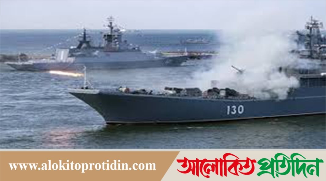 বাল্টিক ও ক্যাস্পিয়ান সাগরে রুশ নৌবাহিনীর মহড়া শুরু