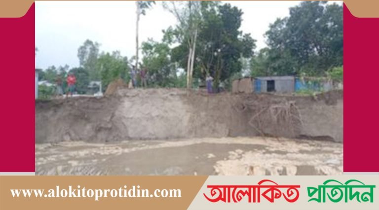 ভাঙছে শেরপুরের দুই নদী, বিলীন শতাধিক বাড়িঘর