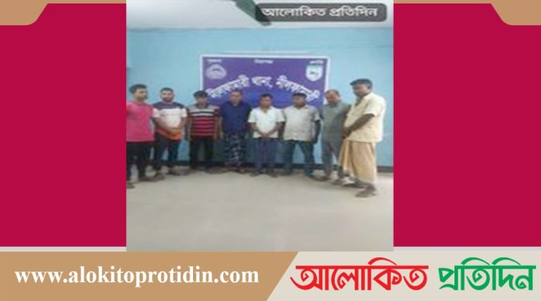 নীলফামারীতে ওয়ার্ড সদস্য সহ আটজন জুয়াড়ি গ্রেপ্তার