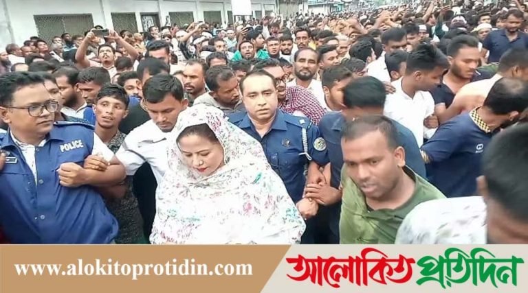 বোরহানউদ্দিন উপজেলা বিএনপির আহ্বায়ক মাফরুজা সুলতানা হাজারো জনতার ফুলেল শুভেচ্ছায় সিক্ত