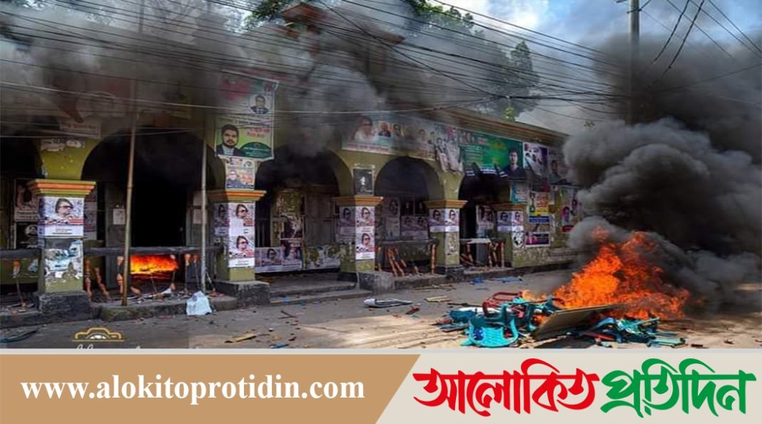 গাইবান্ধায় জেলা যুবদলের কার্যালয়ের হামলার ঘটনায় মামলা দায়ের