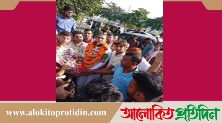নিজ ইউনিয়নে সদ্য কারামুক্ত বিএনপি নেতা বাদশাকে সংবর্ধনা