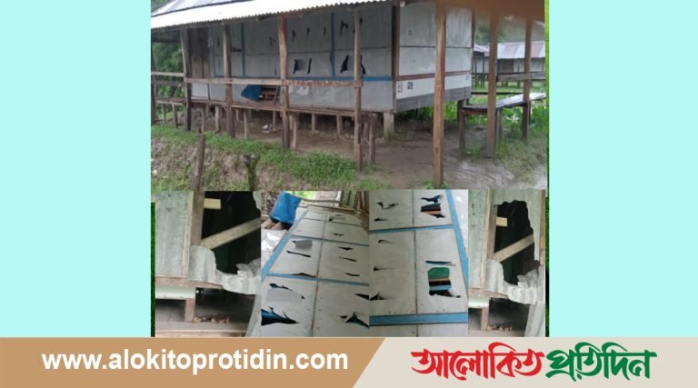 ইউপি সদস্যর ব্যবসা প্রতিষ্ঠানে হামলা ও লুটপাট