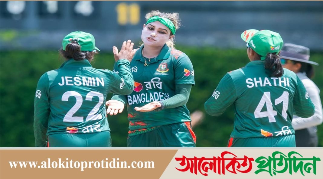 ৭ উইকেটের জয়ে সিরিজে এগিয়ে গেল বাংলাদেশ নারী ক্রিকেট দল