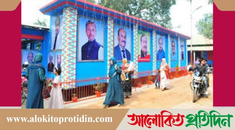 দুর্গাপুরে আওয়ামী লীগ নেতাদের ছবি দিয়ে বাড়ি সাজানো সেই চেয়ারম্যান গ্রে*প্তা*র