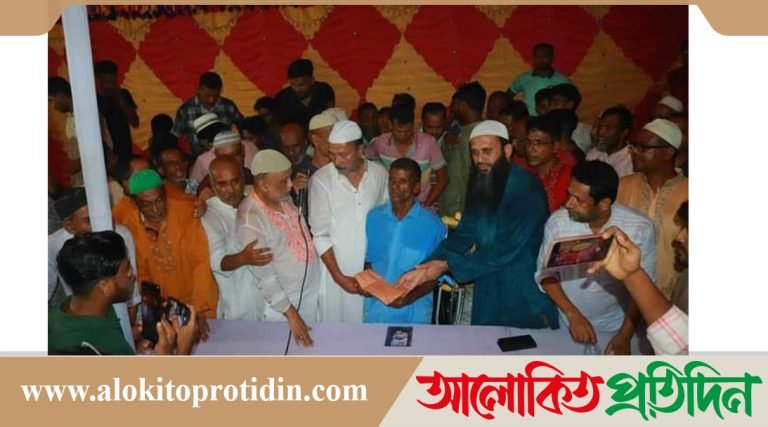 গোবিন্দগঞ্জে  শহীদ জুয়েল রানার পরিবারকে বিএনপির আর্থিক সহায়তা