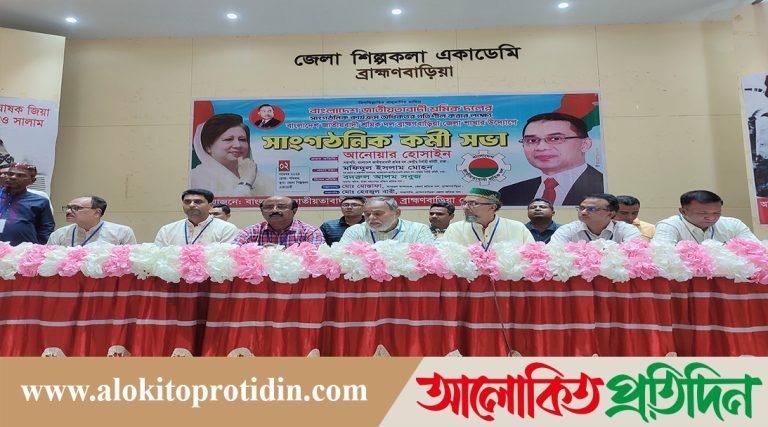 ব্রাহ্মণবাড়িয়ায় শ্রমিক দলের সাংগঠনিক কর্মী সভা অনুষ্ঠিত