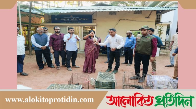 উখিয়ার মুক্ত আকাশে ডানা মেললো ৩ প্রজাতির ৫৮টি পাখি