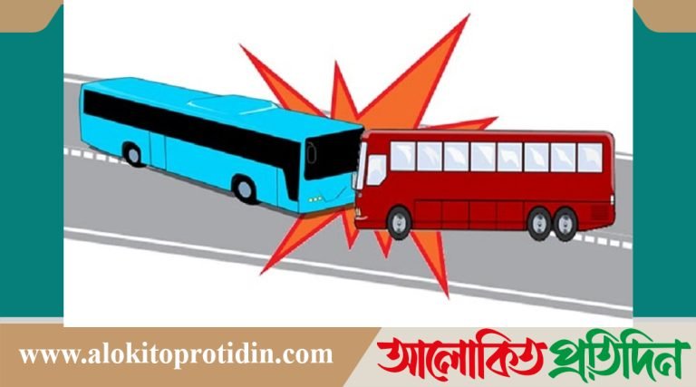 তারাগঞ্জে যাত্রীবাহী বাসের ধাক্কায় মুখোমুখি সংঘ*র্ষে যুবক নিহ*ত