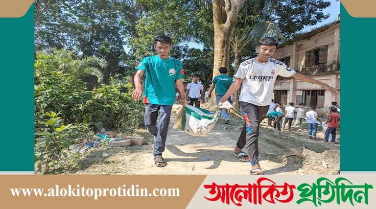 রাঙ্গাবালীতে বিদ্যালয় প্রাঙ্গন পরিস্কার-পরিছন্ন করেন বিডি ক্লিন