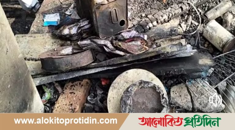 কলাপাড়ায় দু’টি ব্যবসা প্রতিষ্ঠান পুড়ে ছাই