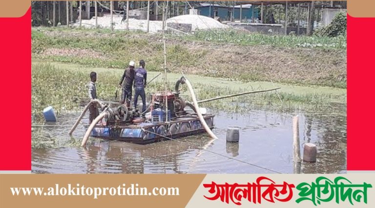 গোপালগঞ্জে চলছে অবৈধভাবে বালু উত্তোলনের মহোৎসব