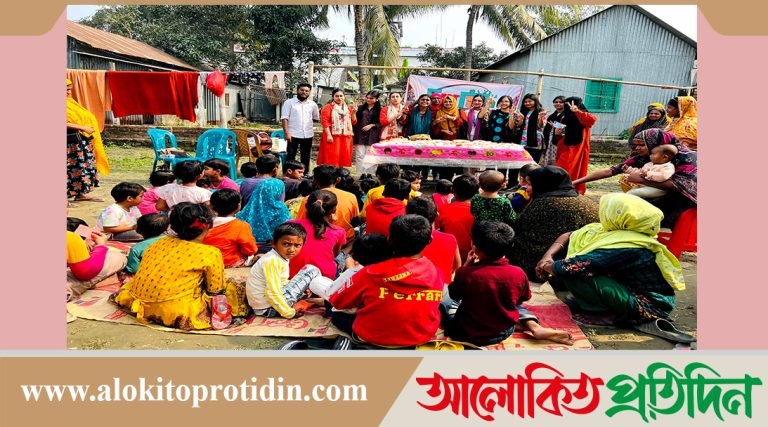 টাঙ্গাইলে স্বেচ্ছাসেবী তরুণদের উদ্যোগে পথশিশুদের নিয়ে পিঠা উৎসব 