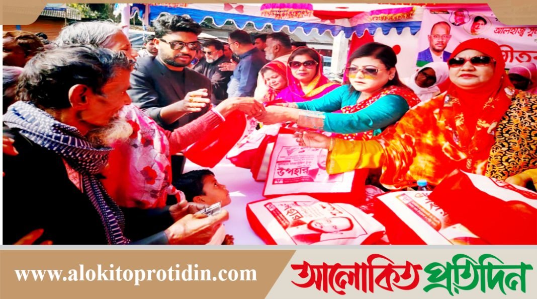 টাঙ্গাইলে বিএনপি নেতা টুকুর পক্ষে শীতবস্ত্র বিতরণ