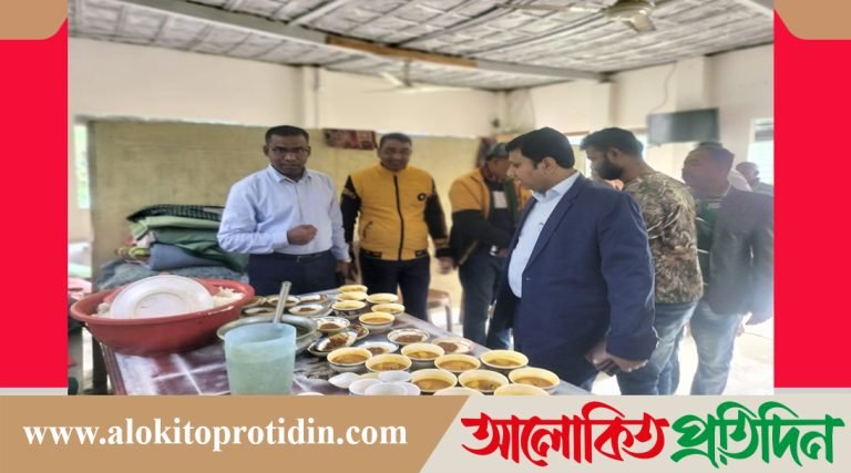 সরাইল উপজেলা নির্বাহী কর্মকর্তার বৃদ্ধাশ্রম পরিদর্শন করেন