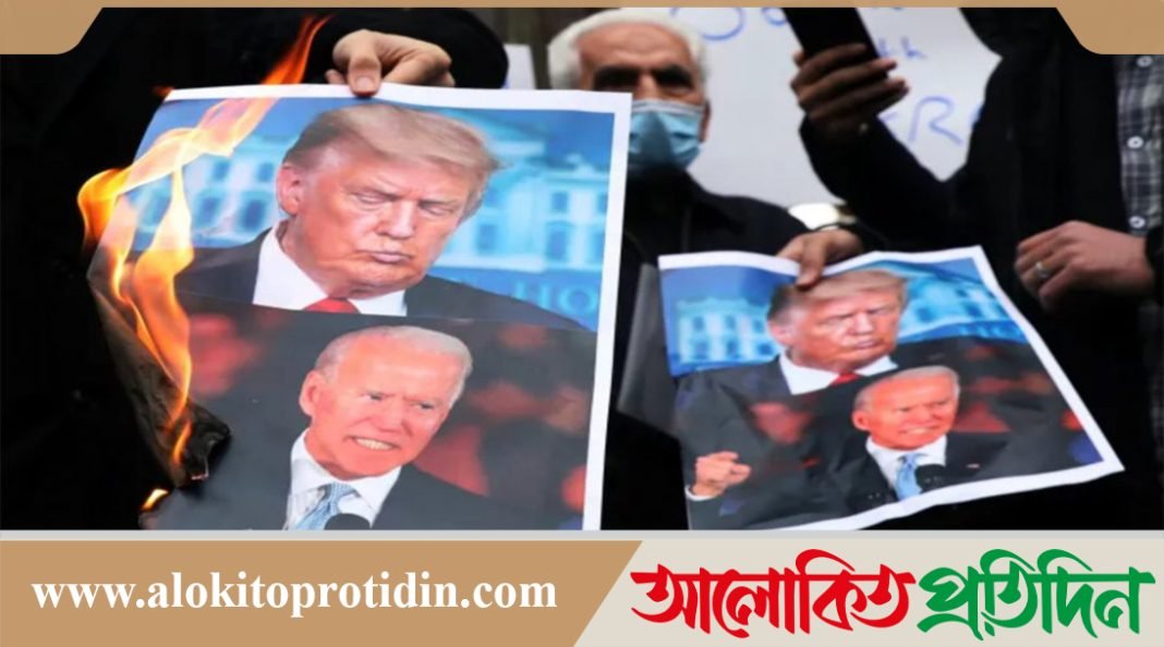 ট্রাম্প ক্ষমতায় ফিরে ইরানের ওপর প্রথম নিষেধাজ্ঞা জারি