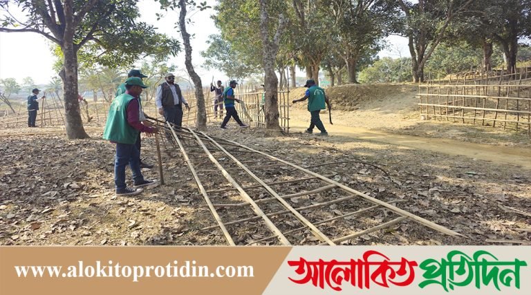 লিংকরোডে বনবিভাগের অভিযানে অবৈধ স্থাপনা উচ্ছেদ,  দেড় একর বনভূমি উদ্ধার 