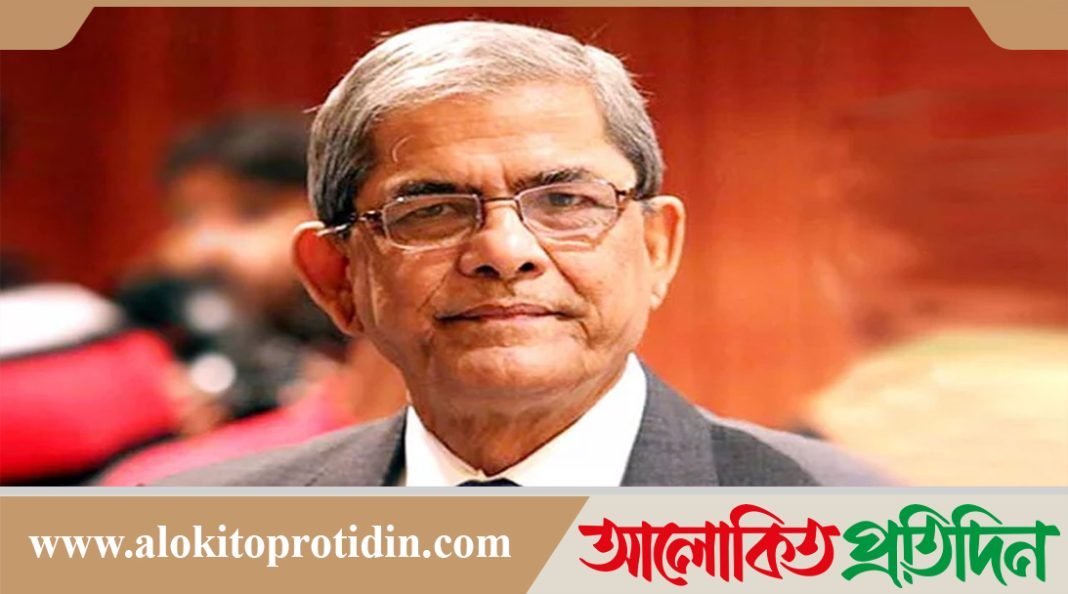 অসুস্থ হয়ে হাসপাতালে ভর্তি হয়েছেন মির্জা ফখরুল